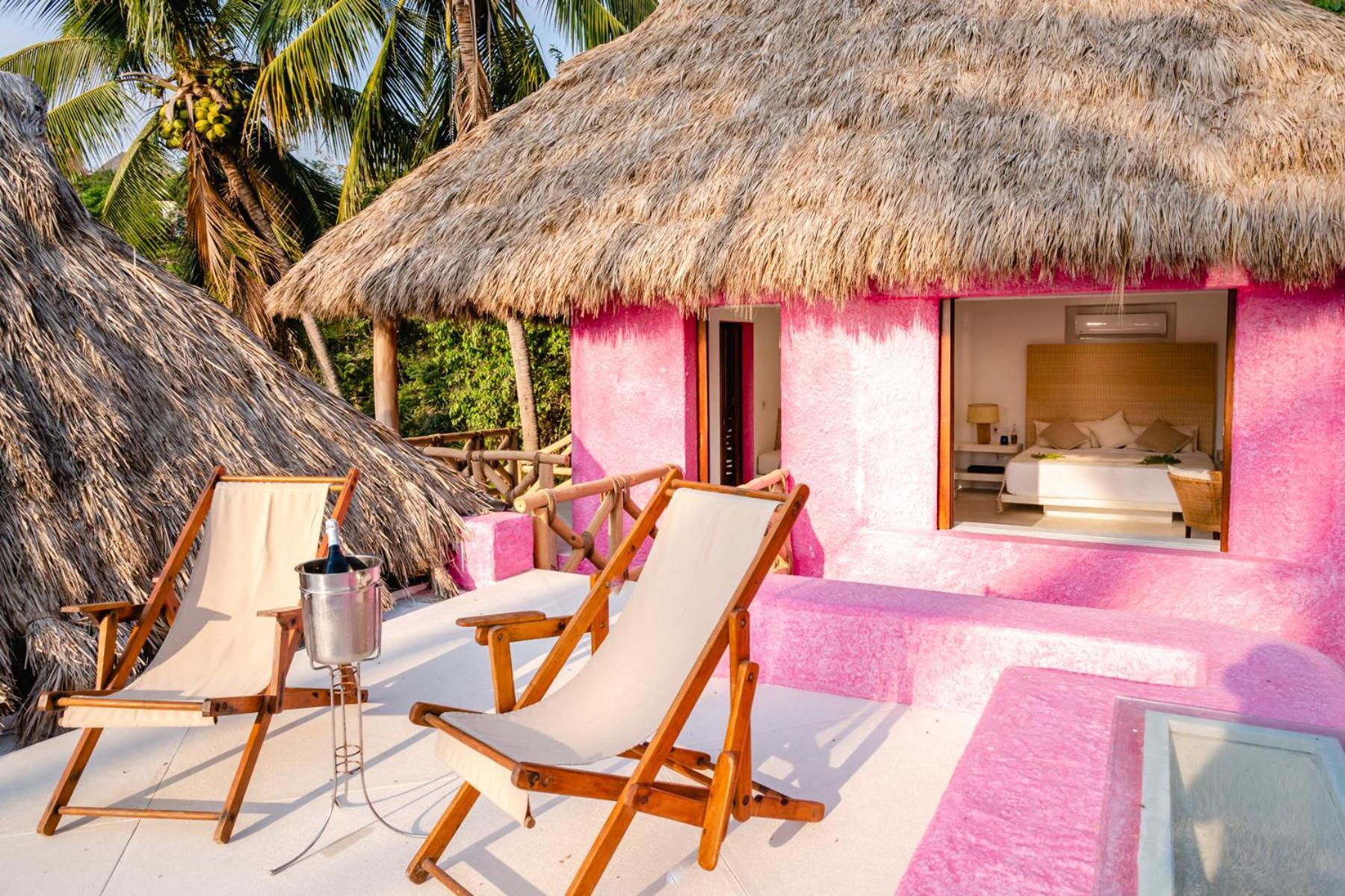 Playa Rosa Bungalows กาเรเยส ภายนอก รูปภาพ